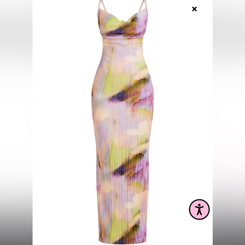 Multi color maxi dress